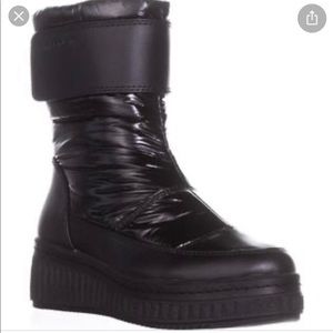 Calvin Klein Leonie wedge boots